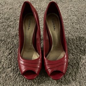 Red Paprika pumps